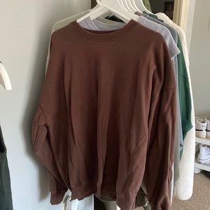 brown brandy sweatshirt